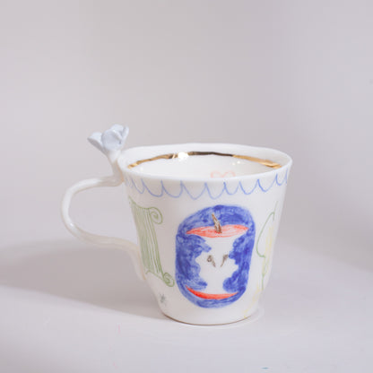 Blue tea set